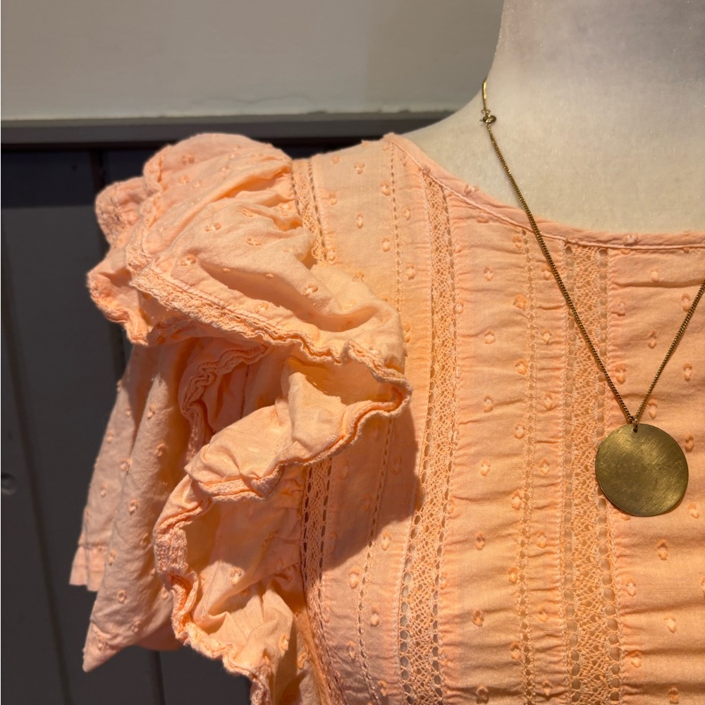 Love Shack Fancy Peach Dress - Picture 3 of 3